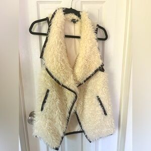 Faux fur vest